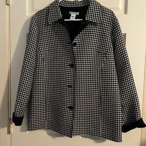 Pendleton Ladies Houndstooth Wool Jacket SZ Med